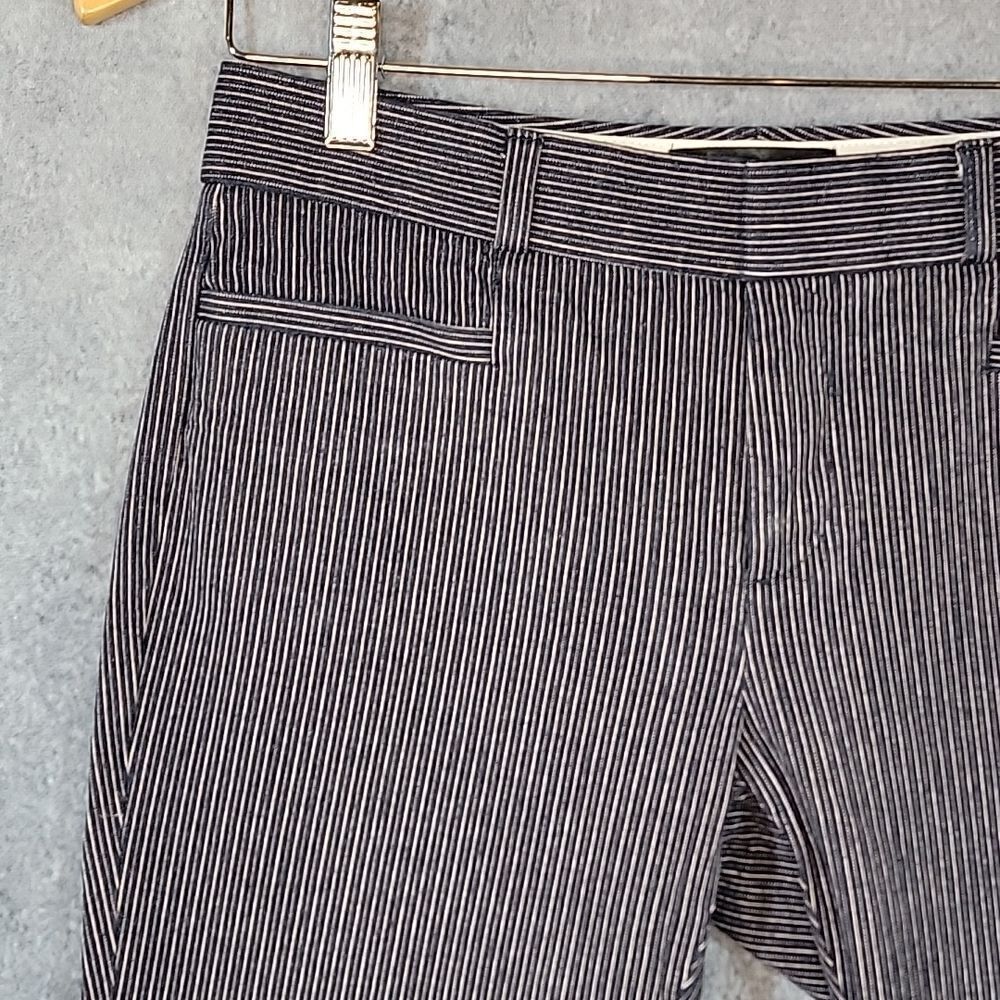Banana Republic Jackson Fit Bold Blue Striped Ankle Pants - Picture 9 of 16